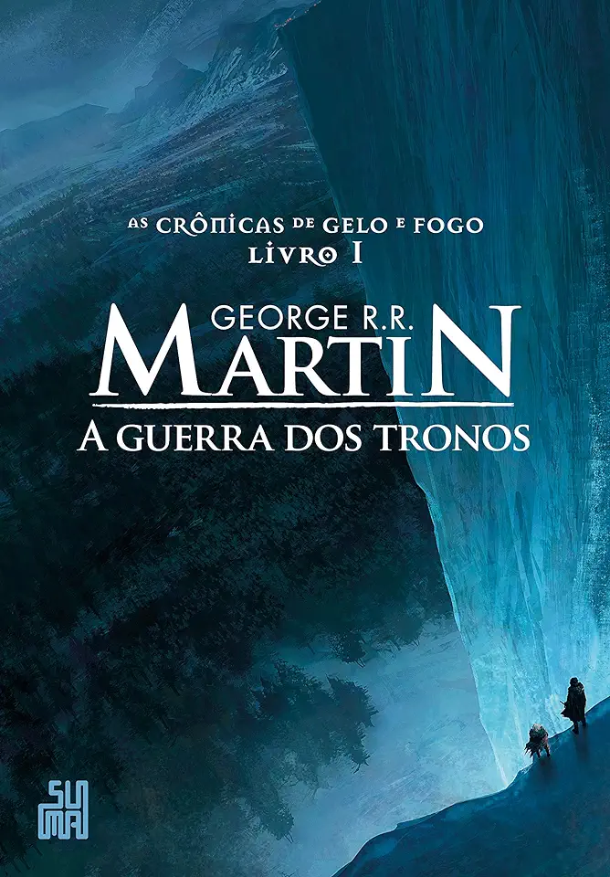 Capa do Livro As Crônicas de Gelo e Fogo (Game of Thrones) – George R. R. Martin