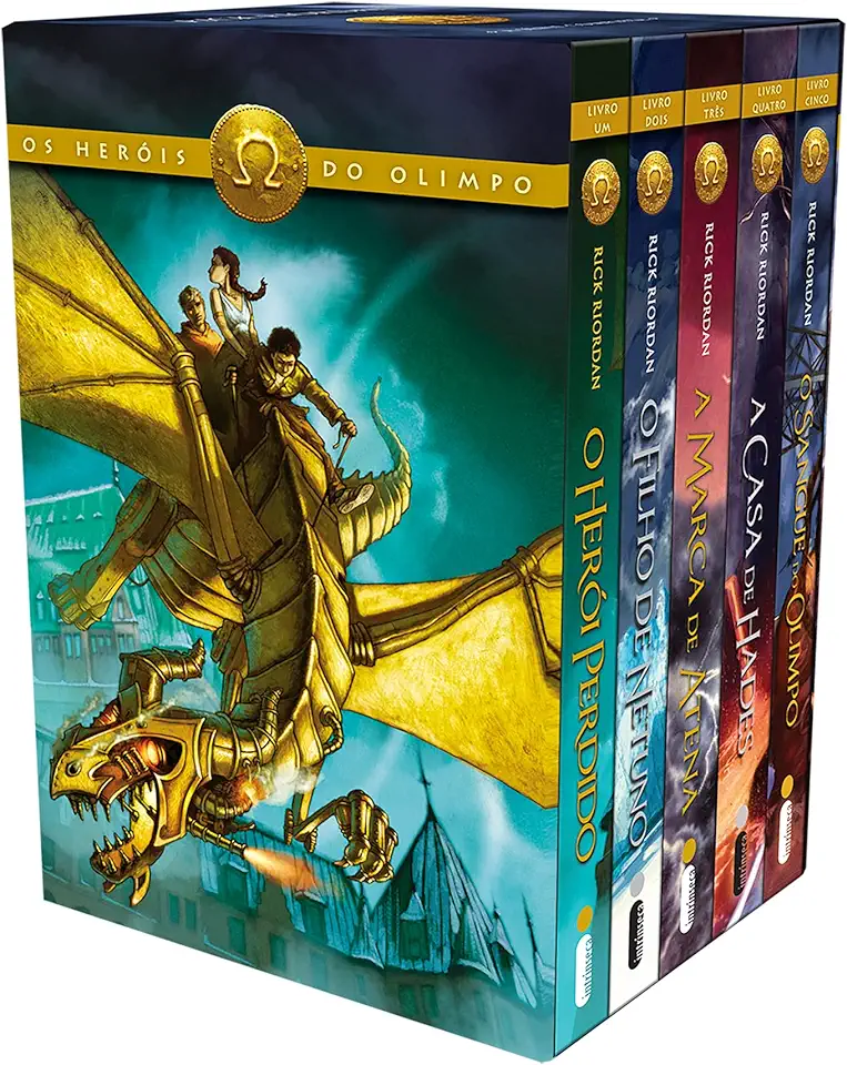 Capa do Livro Os Heróis do Olimpo – Rick Riordan