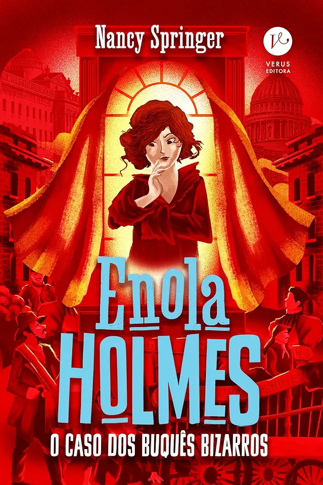 Capa do Livro Os Mistérios de Enola Holmes – Nancy Springer