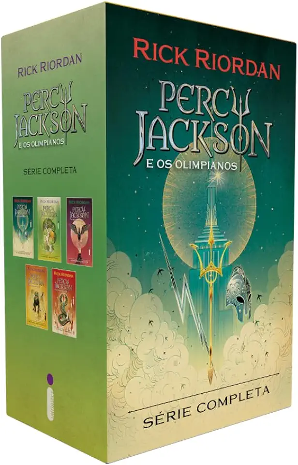 Capa do Livro Percy Jackson e Os Olimpianos – Rick Riordan