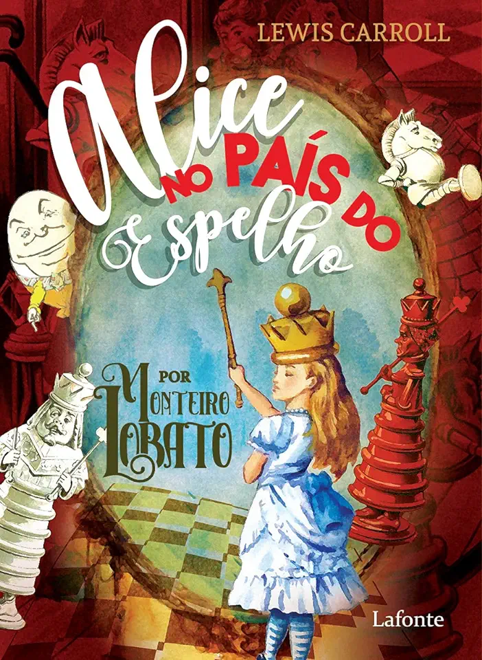 Capa do Livro Alice no País do Espelho - Lewis Carroll