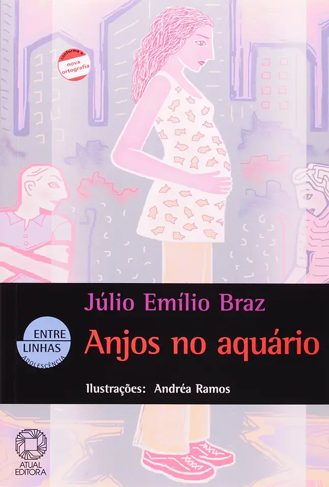 Capa do Livro Anjos no Aquário - Júlio Emílio Braz