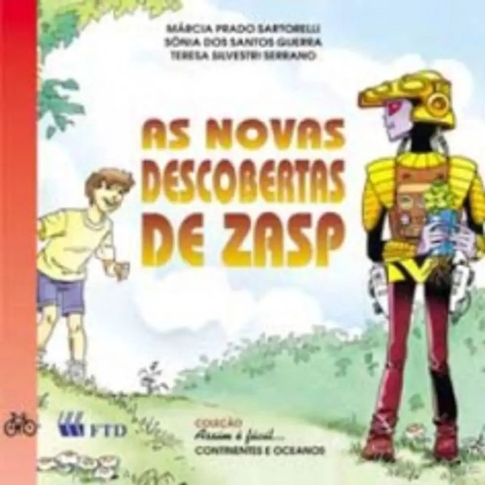 Capa do Livro As Descobertas de Zasp - Marcia Prado Sartorelli