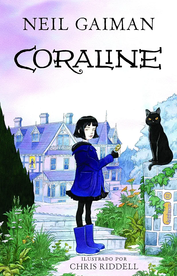 Capa do Livro Coraline – Neil Gaiman