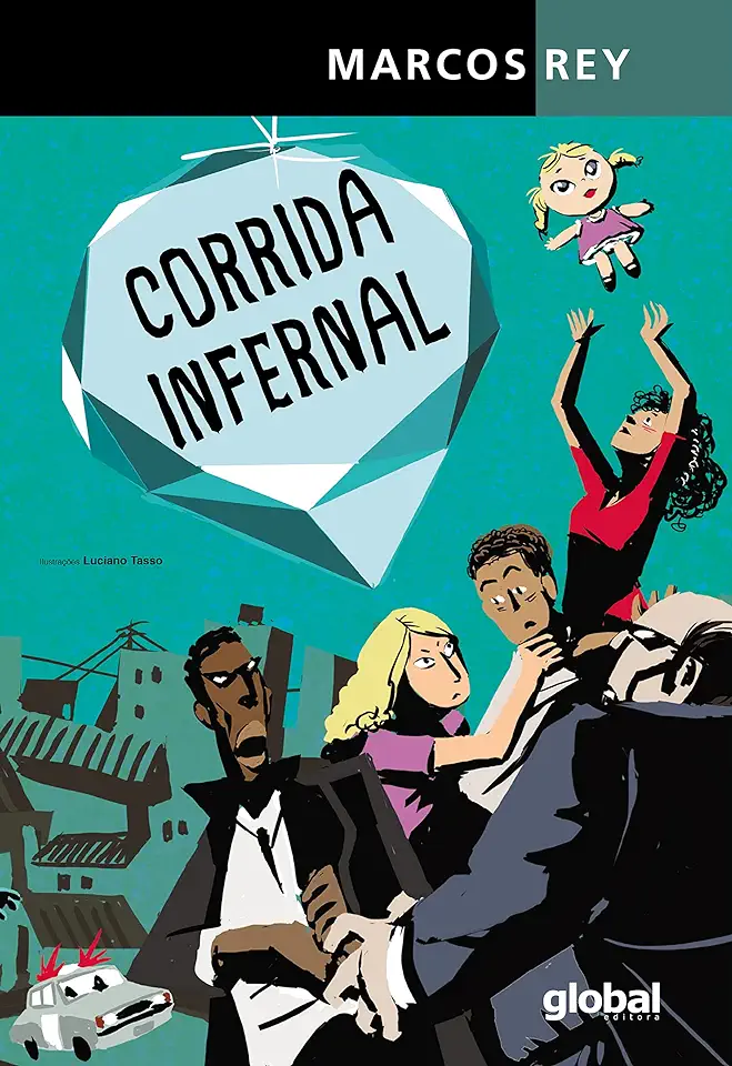 Capa do Livro Corrida Infernal - Marcos Rey