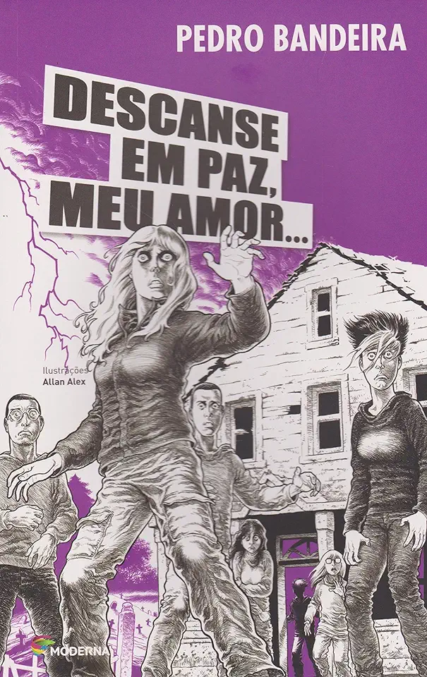 Capa do Livro Descanse Em Paz, Meu Amor... - Pedro Bandeira