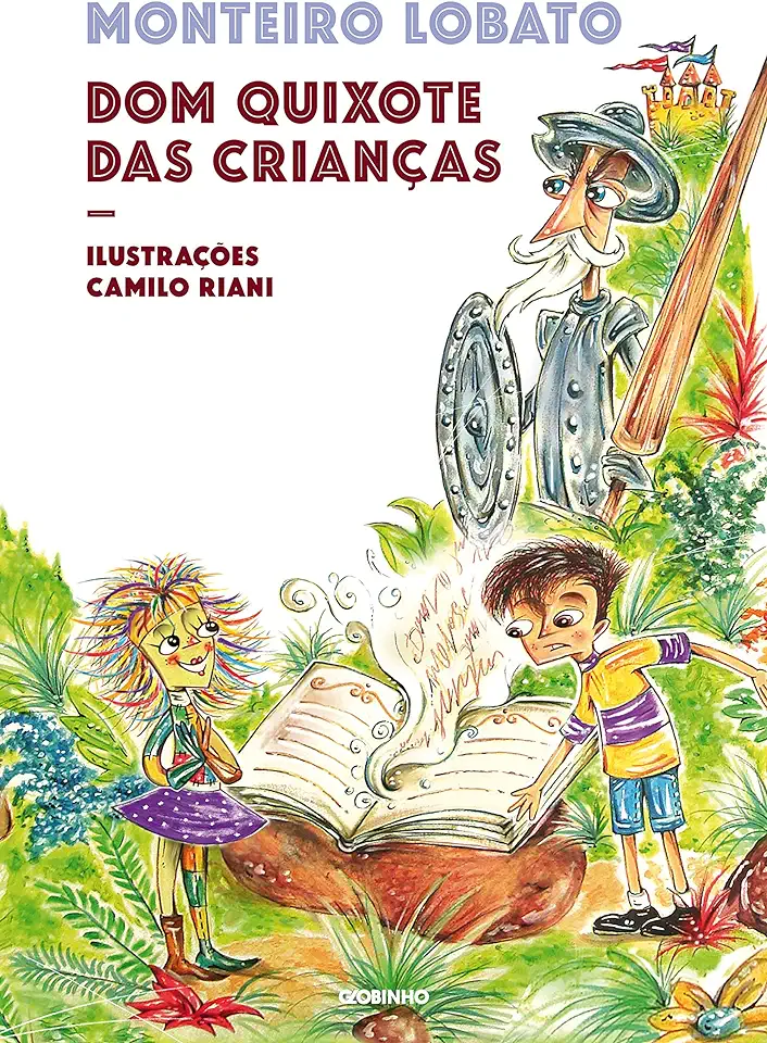 Capa do Livro Dom Quixote das Crianças - Monteiro Lobato