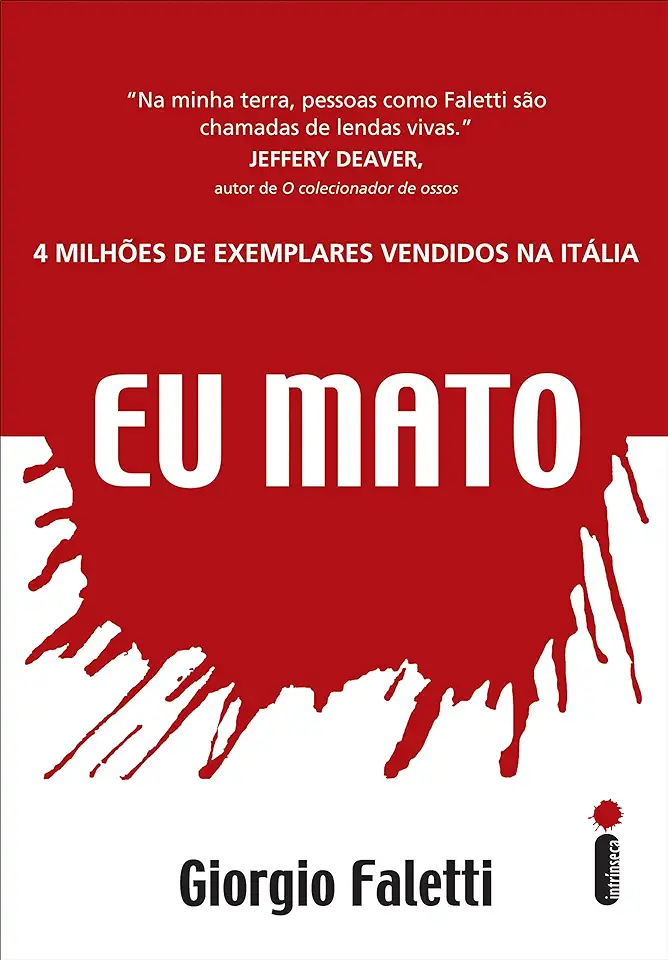 Capa do Livro Eu Mato – Giorgio Faletti