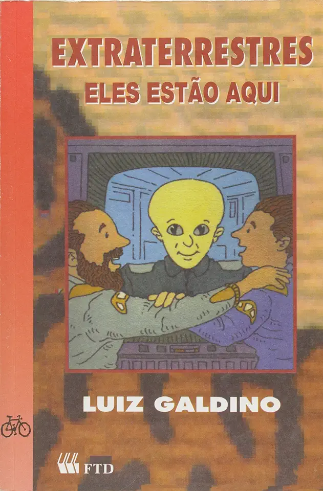 Capa do Livro Extraterrestres Eles Estão Aqui - Luiz Galdino