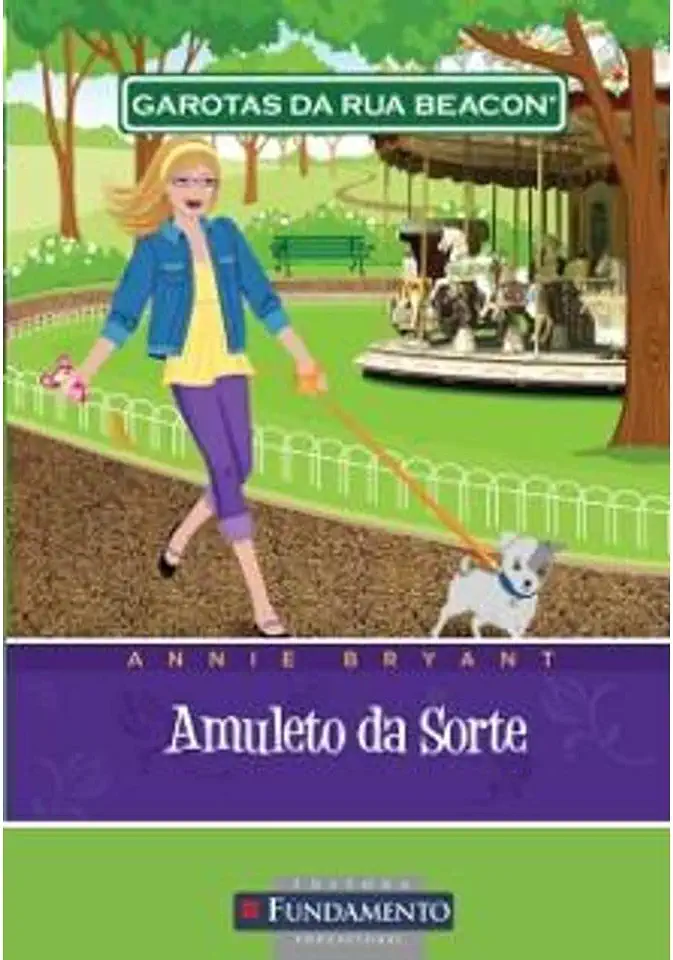 Capa do Livro Garotas da Rua Beacon- Amuleto da Sorte - Annie Bryant