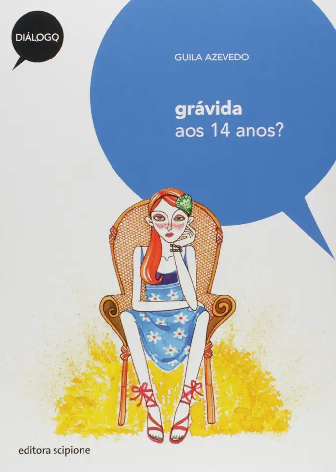 Capa do Livro Grávida aos 14 Anos? - Guila Azevedo