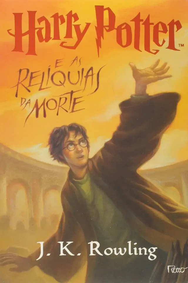 Capa do Livro Harry Potter e as Relíquias da Morte - J. K. Rowling