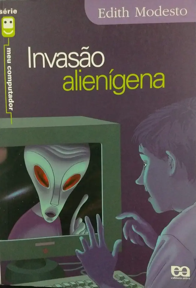 Capa do Livro Invasão Alienígena - Edith Modesto