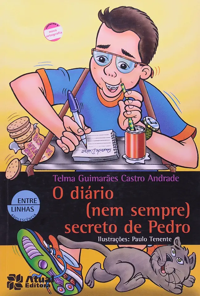 Capa do Livro O Diário (nem Sempre) Secreto de Pedro - Telma Guimarães Castro Andrade