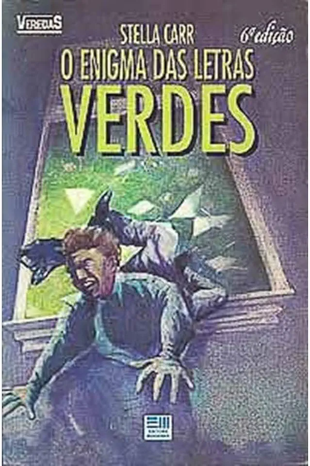 Capa do Livro O Enigma das Letras Verdes - Stella Carr