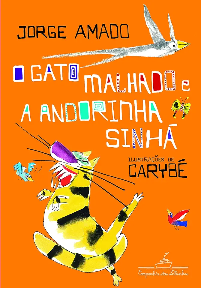 Capa do Livro O Gato Malhado e a Andorinha Sinhá - Jorge Amado