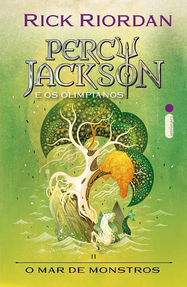 Capa do Livro O Mar de Monstros - Rick Riordan