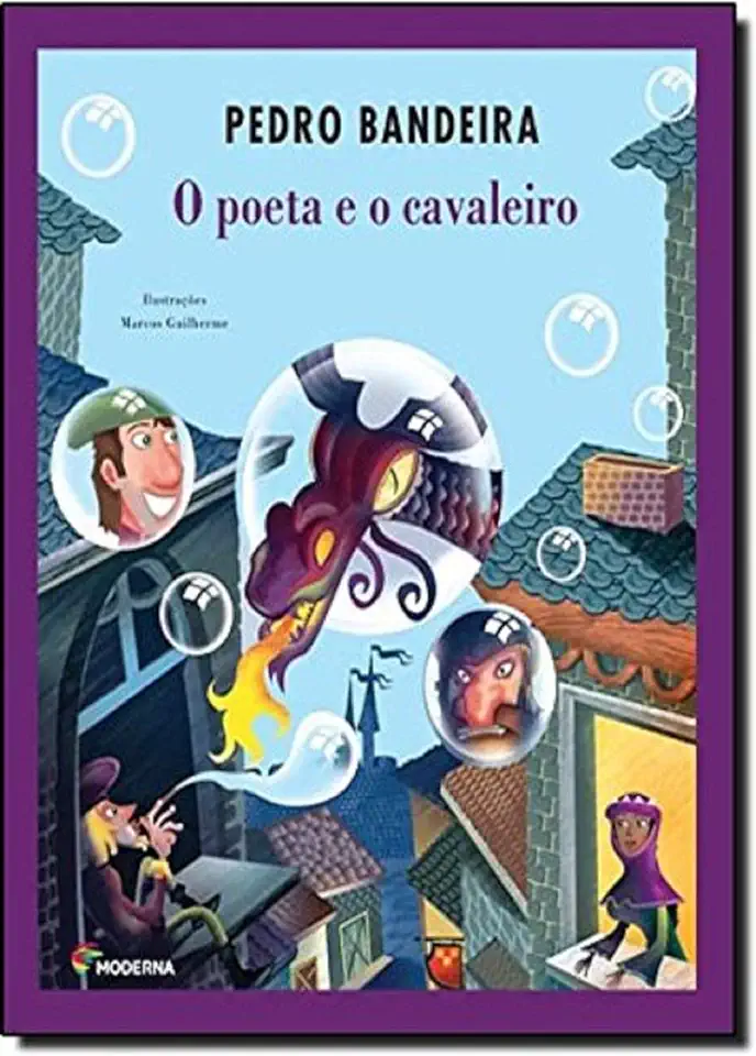 Capa do Livro O Poeta e o Cavaleiro - Pedro Bandeira