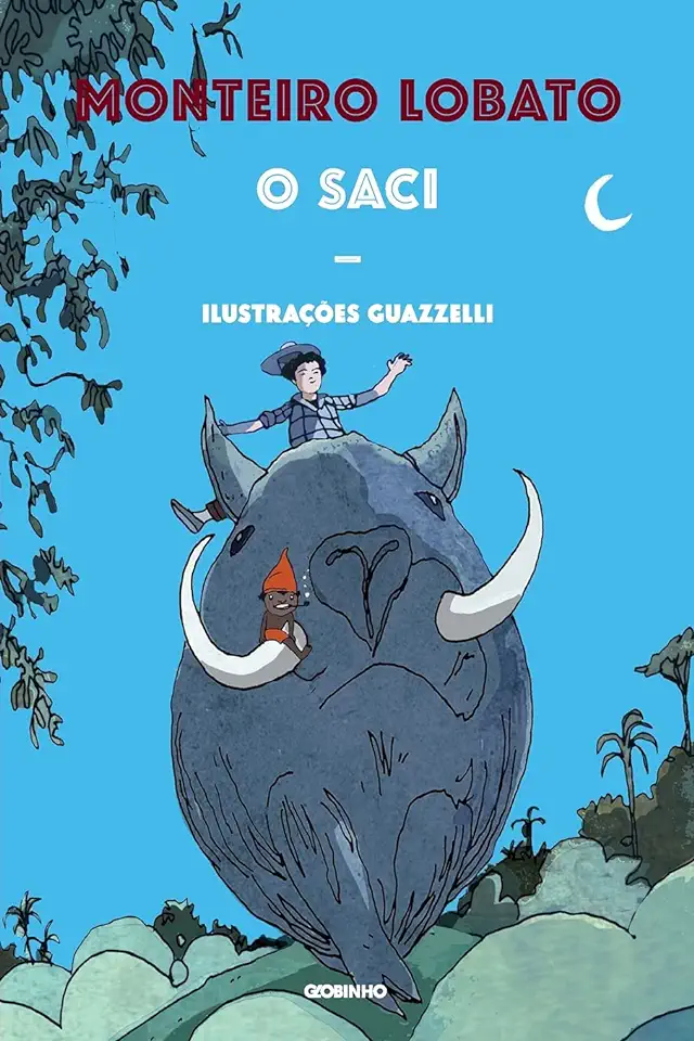 Capa do Livro O Saci - Monteiro Lobato