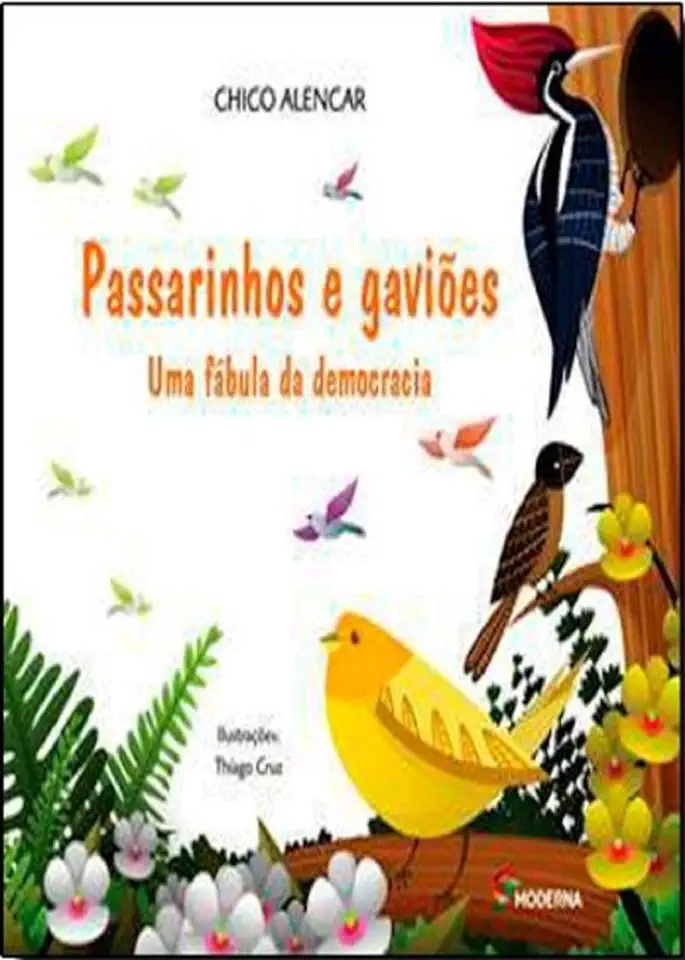 Capa do Livro Passarinhos e Gaviões - Chico Alencar