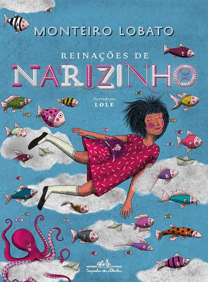 Capa do Livro Reinações de Narizinho - Monteiro Lobato