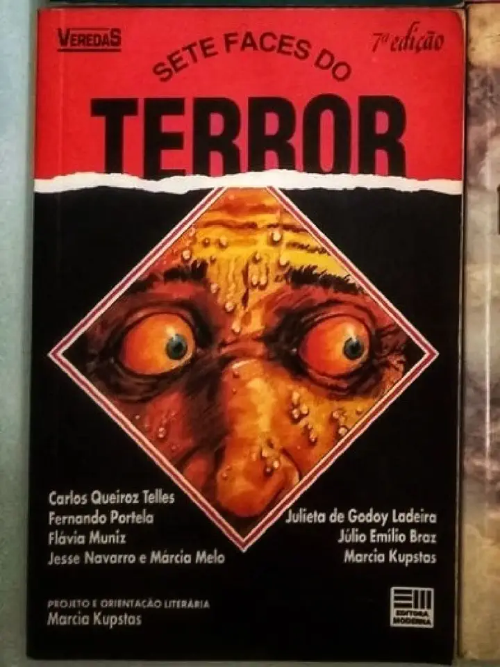 Capa do Livro Sete Faces do Terror - Marcia Kupstas