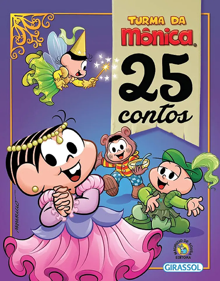 Capa do Livro Turma da Mônica 25 Contos - Mauricio de Sousa