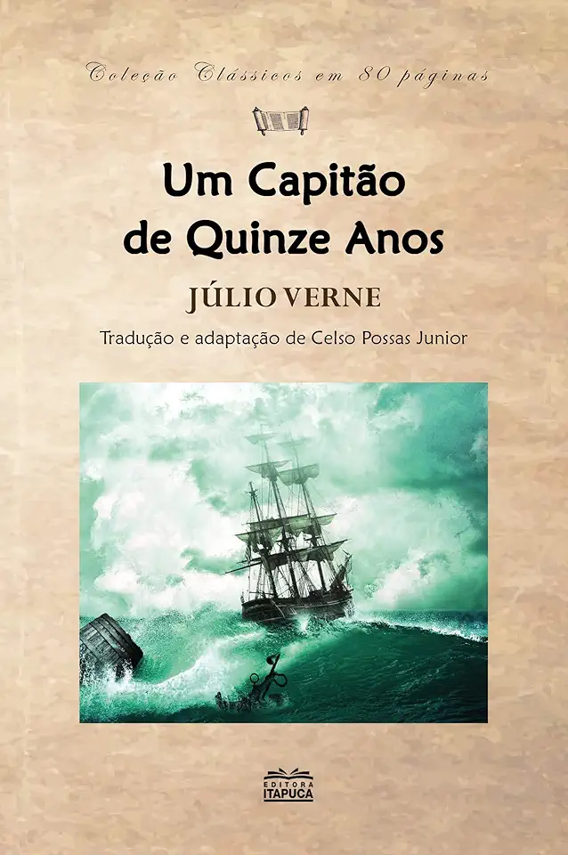 Capa do Livro Um Capitão de Quinze Anos - Júlio Verne