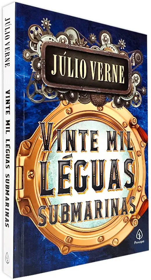 Capa do Livro Vinte Mil Léguas Submarinas - Júlio Verne