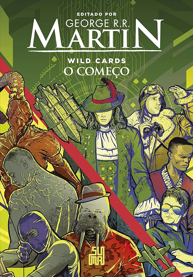 Capa do Livro Wild Cards – Editado por George R. R. Martin