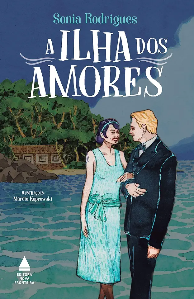 Capa do Livro A Ilha dos Amores / Eros e Psiquê - Sonia Rodrigues