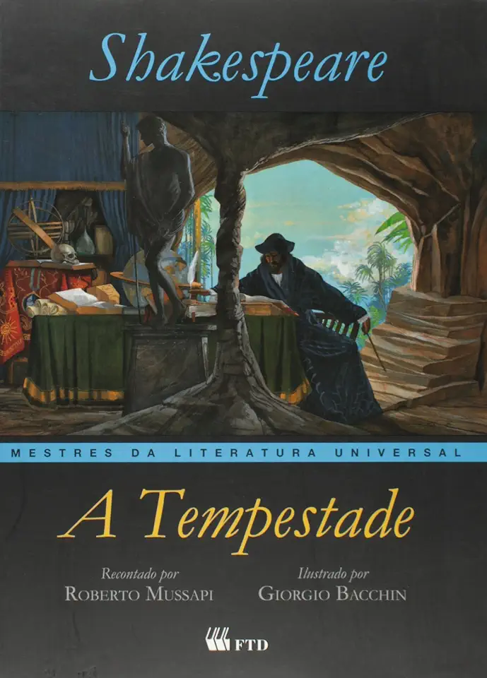 Capa do Livro A Tempestade - William Shakespeare