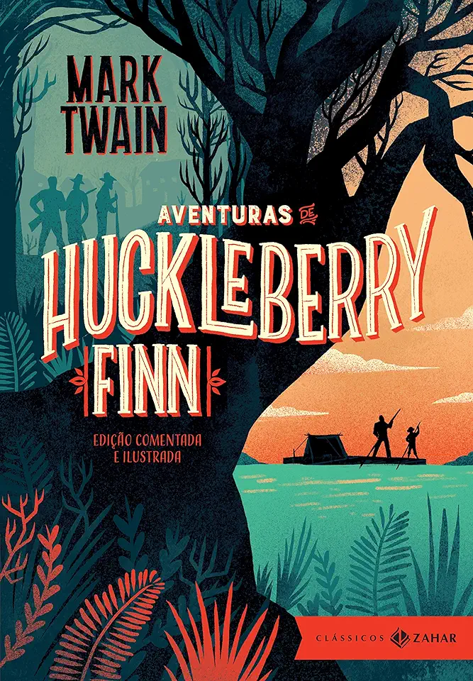 Capa do Livro Aventuras de Huck - Mark Twain