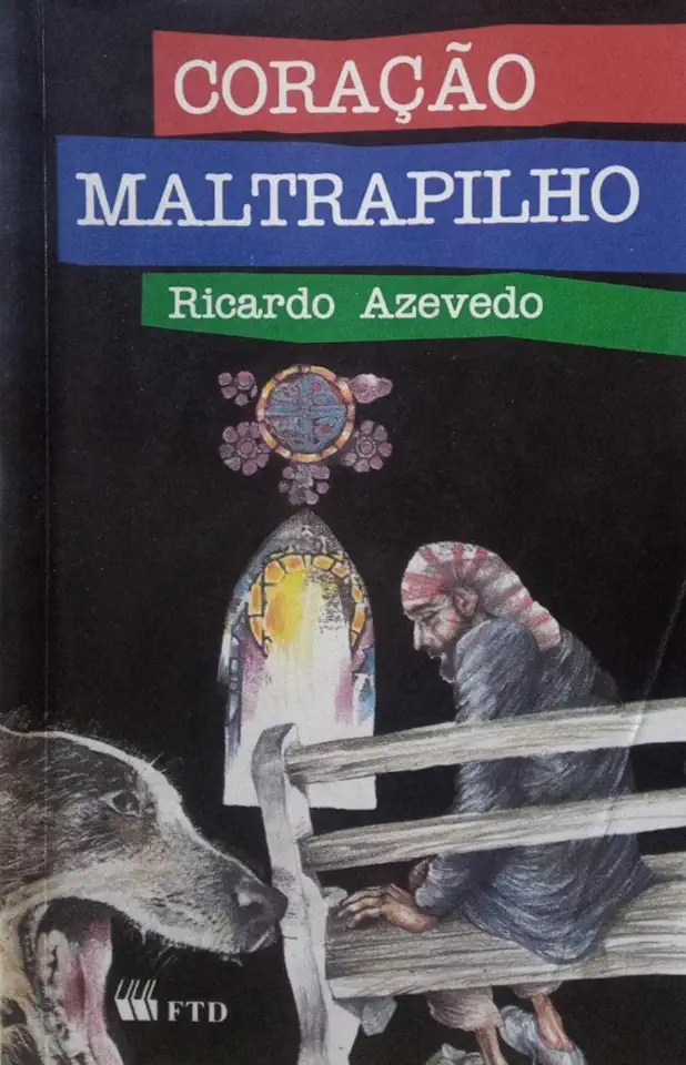 Capa do Livro Coração Maltrapilho - Ricardo Azevedo