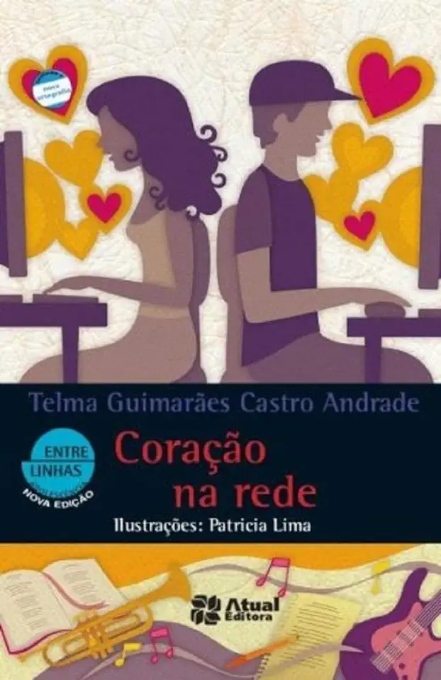 Capa do Livro Coração na Rede - Telma Guimarães Castro Andrade