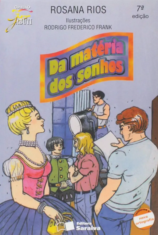 Capa do Livro Da Matéria dos Sonhos - Rosana Rios