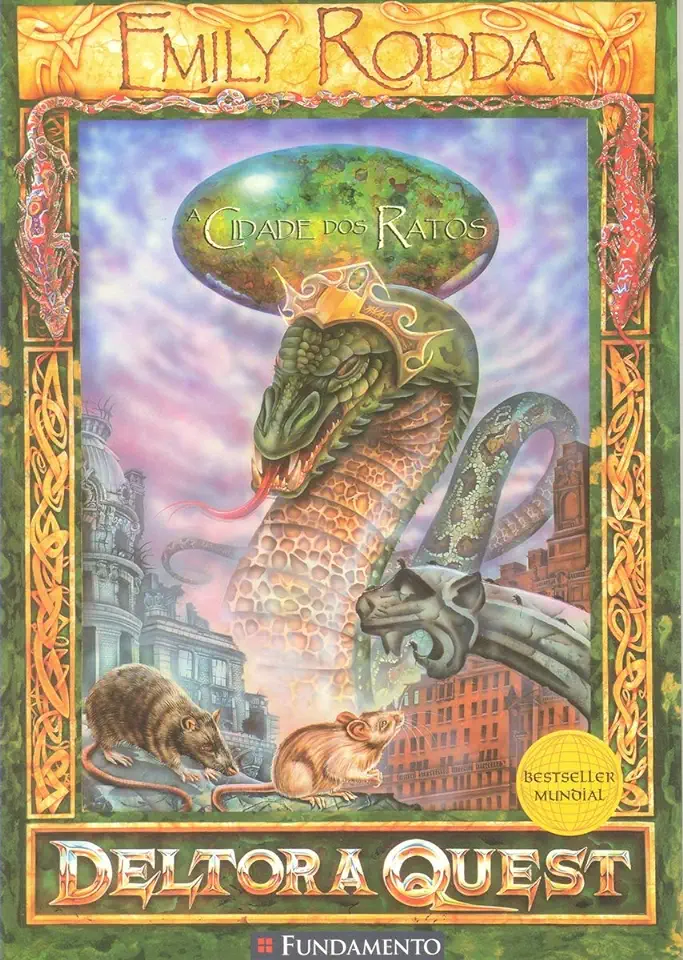 Capa do Livro Deltora Quest - a Cidade dos Ratos - Emily Rodda