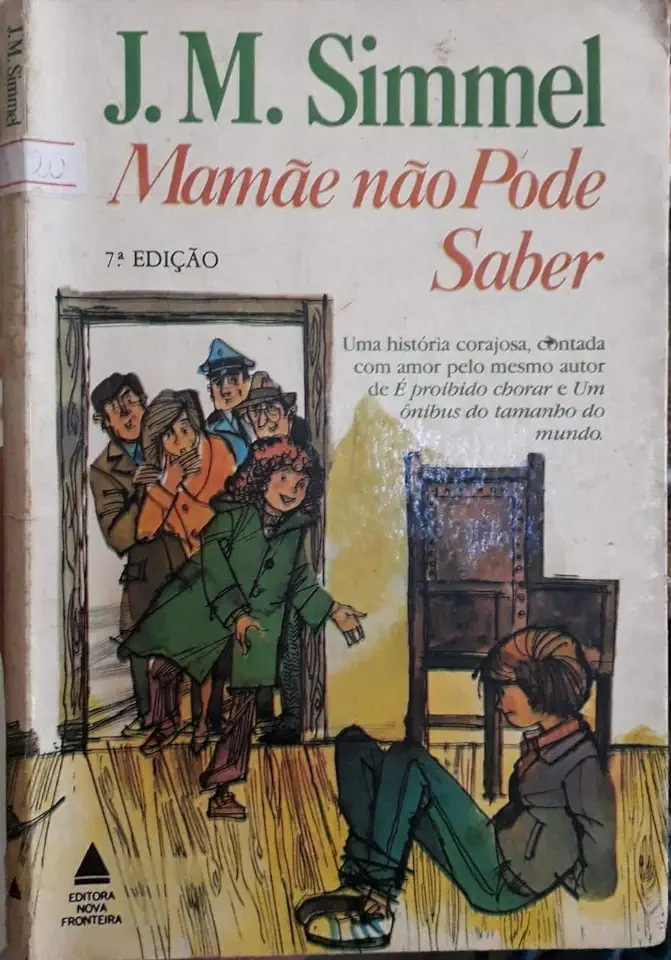 Capa do Livro Mamãe Não Pode Saber - J. M. Simmel