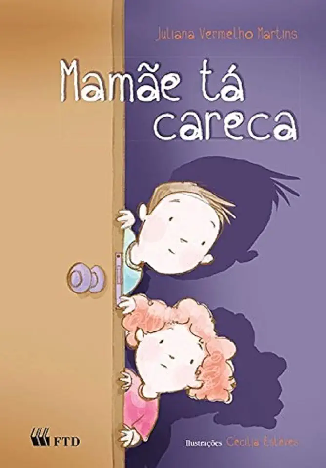 Capa do Livro Mamae Ta Careca (Aquarela) - Martins, Juliana Vermelho