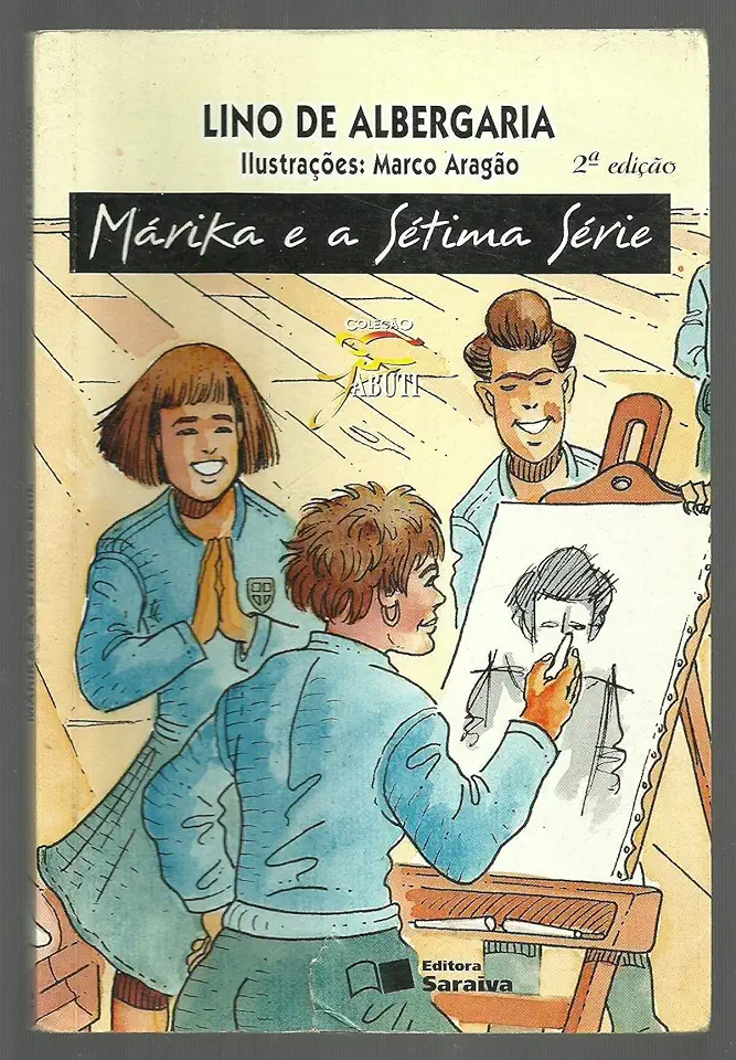 Capa do Livro Márika e a Sétima Série - Lino de Albergaria