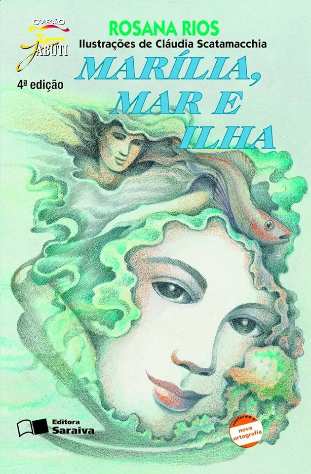 Capa do Livro Marília, Mar e Ilha - Rosana Rios