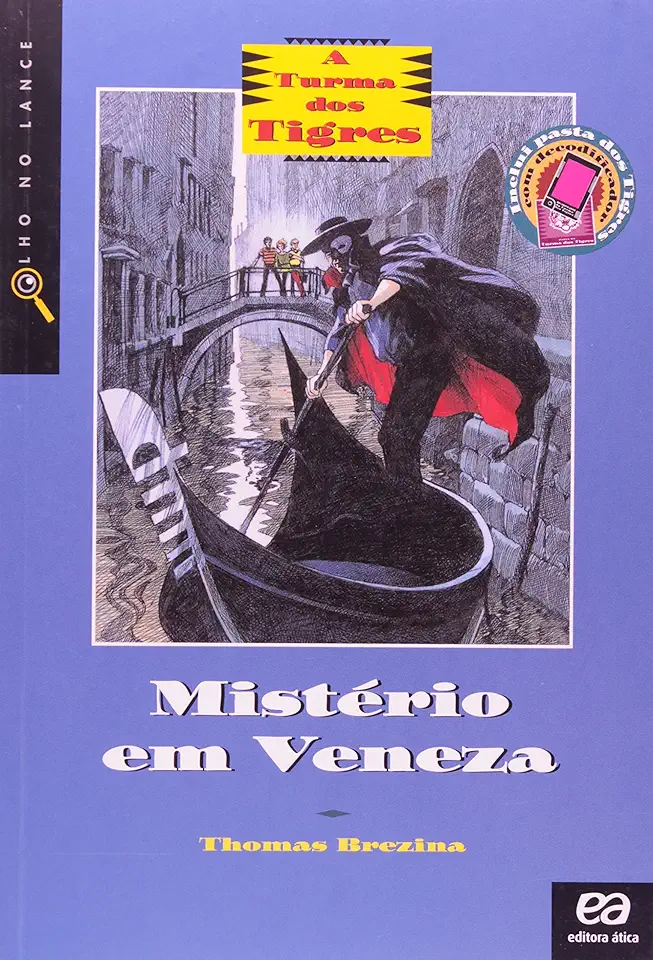 Capa do Livro Mistério Em Veneza - Thomas Brezina