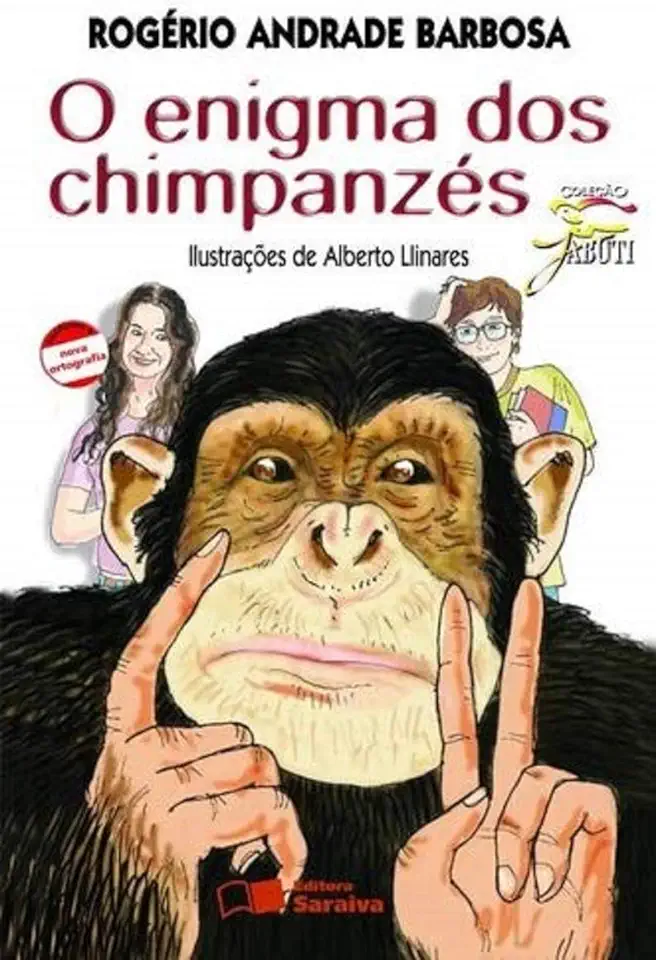 Capa do Livro O Enigma dos Chimpanzés - Rogério Andrade Barbosa