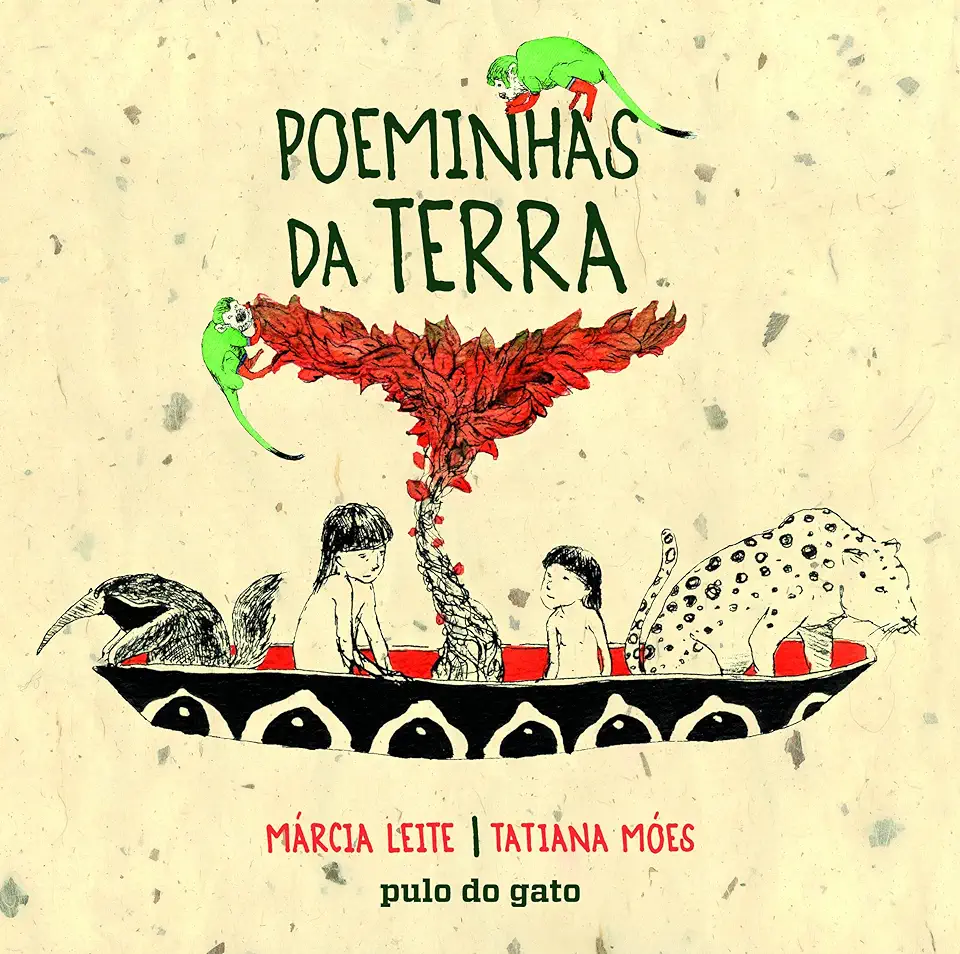 Capa do Livro Poeminhas da Terra - Márcia Leite / Tatiana Móes