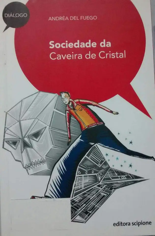 Capa do Livro Sociedade da Caveira de Cristal - Andréa del Fuego