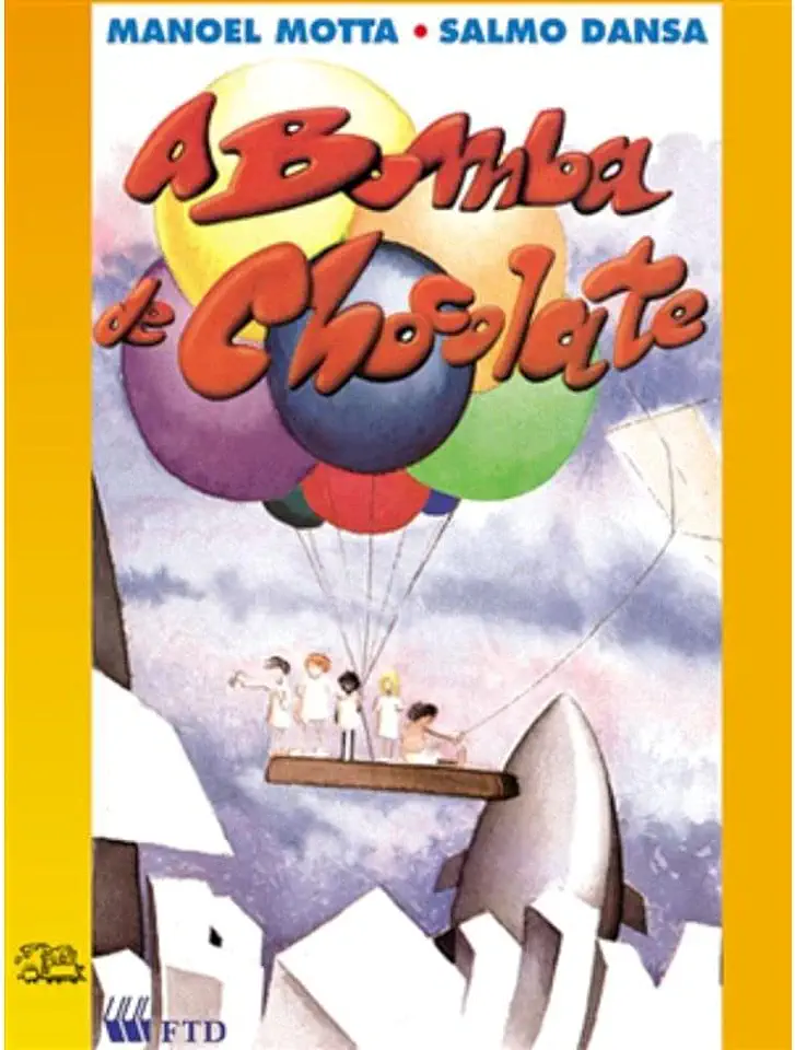 Capa do Livro A Bomba de Chocolate - Manoel Motta / Salmo Dansa