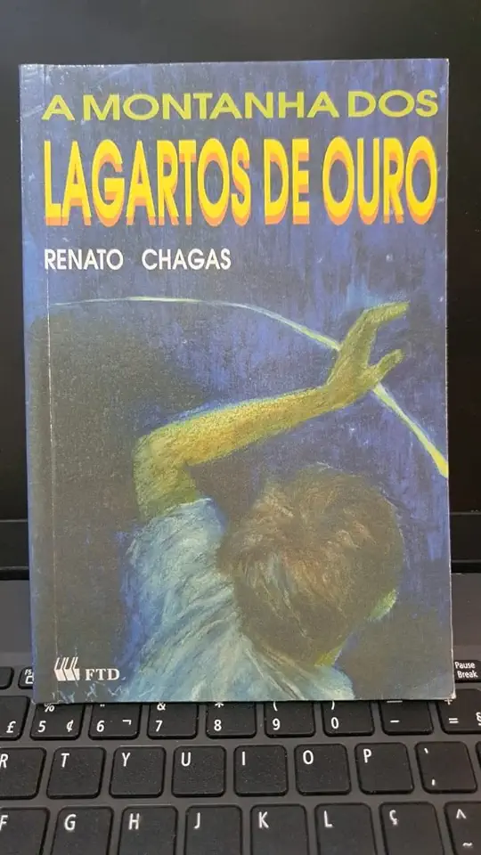 Capa do Livro A Montanha dos Lagartos de Ouro - Renato Chagas