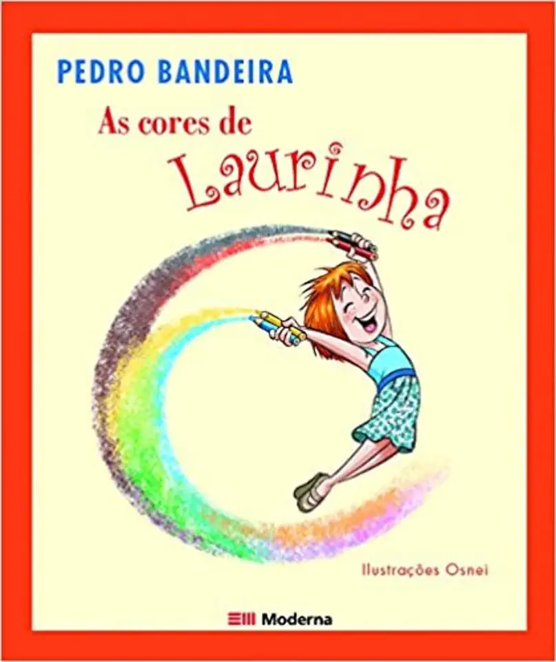 Capa do Livro As Cores de Laurinha - Pedro Bandeira