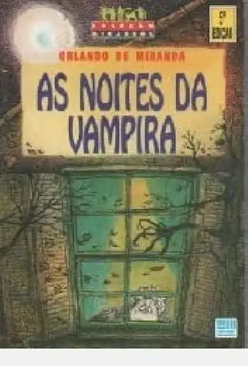 Capa do Livro As Noites da Vampira - Orlando de Miranda