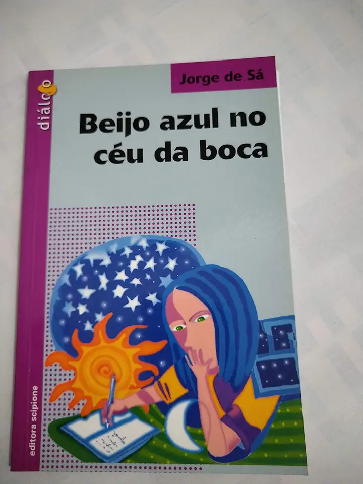 Capa do Livro Beijo Azul no Céu da Boca - Jorge de Sá